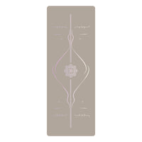 Exercise Mat Non-Slip Exercise Mat with Rubber Base Cushioned for Yogis, Dancers
