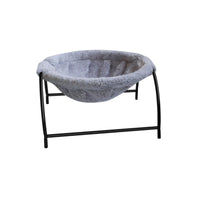Cat Bed with Metal Frame Space-Saving Elevated Cat Bed Modern for Kittens