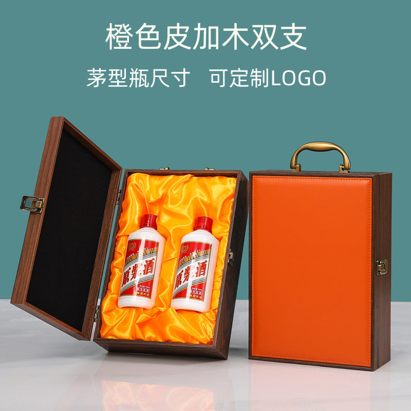 Org Leather-wood