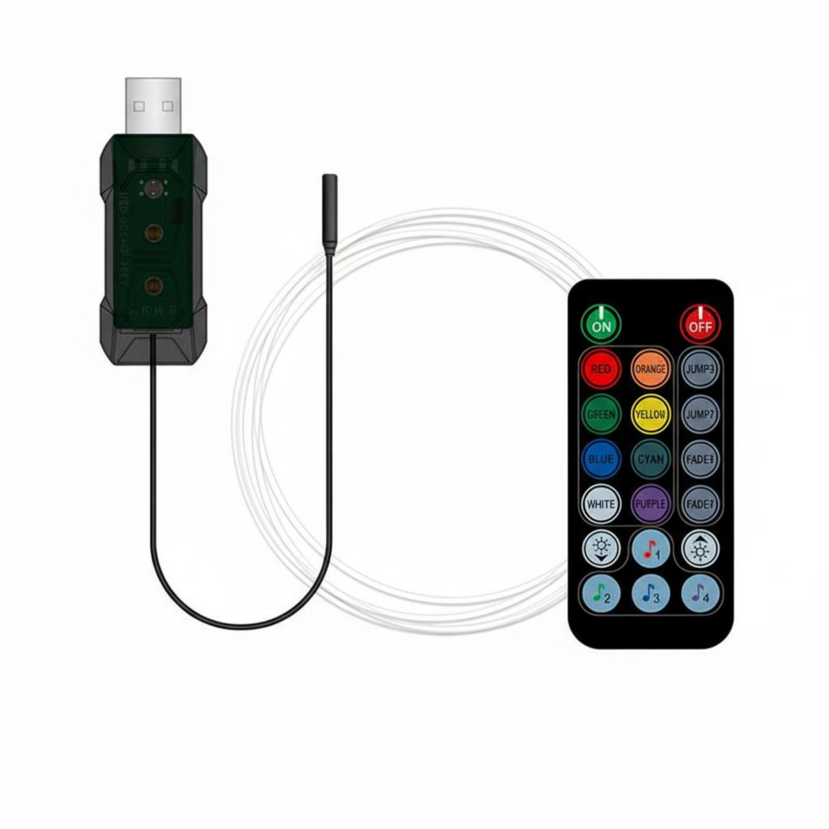 RGB car LED strip, app control