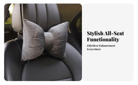 2 Pieces Car Headrest and Support Cute Design Soft Neck and Back Cushion Supportive Comfort Soft Support Pillow for Road Trips, Travel