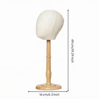 Child-Size Mannequin Head Portable Hat Display Head Material