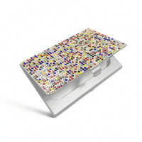 Rhinestone Card Holder with Latch Slim Business Card Holder Compact Pocket Metal Case Long-Lasting for Meetings