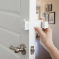Babyproof Childproof Door Lock Easy to Install Finger Pinch Guard Non Slip Pad for Babies, Kids, Nursery, Bedroom