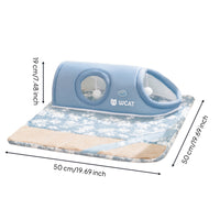 Feline Tunnel Bed Removable Mat Feline Play Tunnel Lightweight