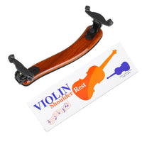 Adjustable Violin Shoulder Rest with Wood Grain Finish