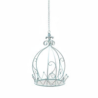 Crown Hanging Planter Easy to Display Iron Hanging Basket Vintage for Balcony