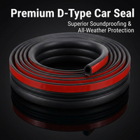 Automotive Rubber Weather Seal Strip, Universal Car Door Seal Strip, Soft Flexib #variant:Waterproof Groove Large