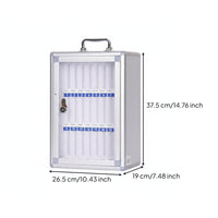 Lockable Phone Storage Box Heavy-Duty Lockable Phone Cabinet Freestanding