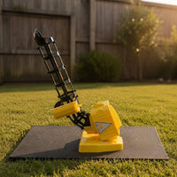 Automatic Ball Launcher Rectangular Base Baseball and Tennis Launcher EVA Balls Play Set