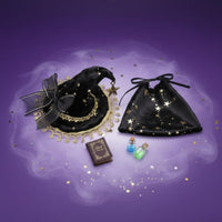 2 Pieces OB11 Doll Outfit Finely Crafted 1/12 BJD Clothes Fine Stitching witches Doll Outfit