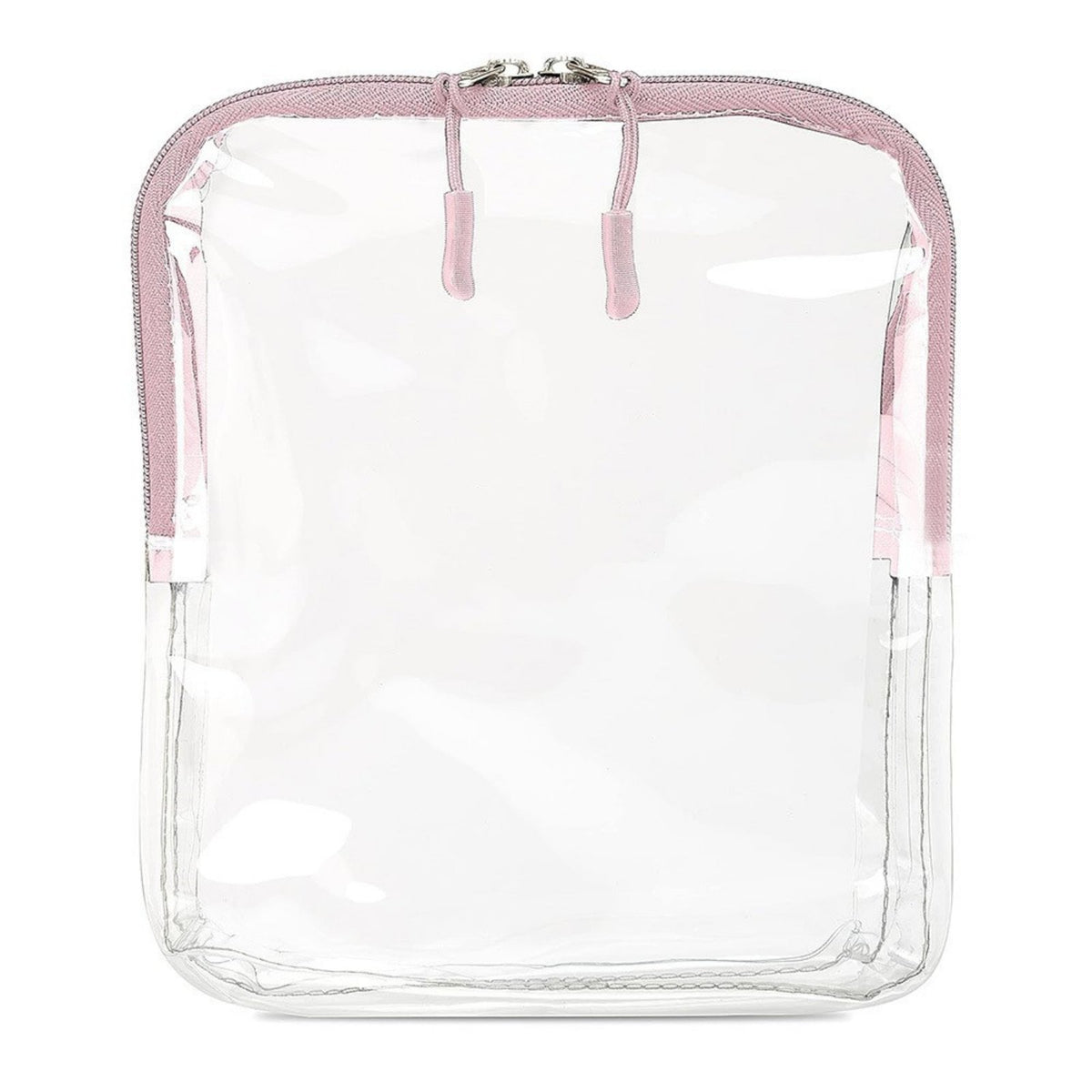 Clear Toiletry Bag Portable Transparent Makeup Pouch Easy to Spotless Transparent Makeup Bag for Women