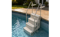 Freestanding Pool Stairs Non-Slip Pool Stair Unit Yard Equipment