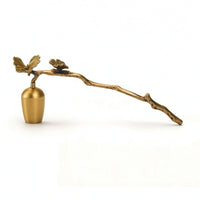 Ginkgo Leaf Candle Snuffer Botanical Brass Candle Snuffer Vintage-Inspired