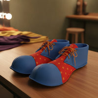 Oversized Clown Shoes Padded Jumbo Clown Shoes One-Size Accessory Playful for Clowns, Performers, Cosplayers, Stage Performances, Costume Parties