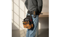 Foldable Tool Bag Belt Clip with Rotating Buckle Industrial Belt Clip with Guard Plate Easy Install Reliable for Electricians, Construction Sites