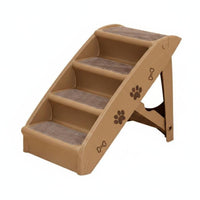 Foldable Dog Stairs Stable Foldable Pet Stairs Sturdy for Bedside, Sofa