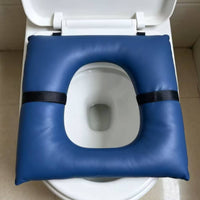 Waterproof Toilet Cushion Pressure Relief Commode Chair Seat Pad Easy to Clean