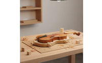 4/4 Violin Mold Wooden Violin Plate Mold Model Based for Luthiers