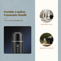 Car kettle heats drinks outdoors