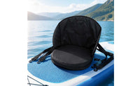 Kayak Seat with Backrest Adjustable Padded Kayak Cushion Removable Paddleboard Seat with Backrest for Paddleboarders, Kayaking, Paddleboarding