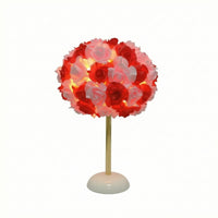 Rose Flower Lamp Floral Rose Lamp Dimmable for Bedroom, Desk