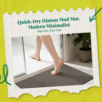 Diatomaceous Earth Bath Mat quick-dry