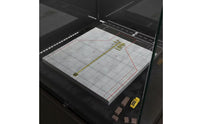 1:400 Airport Apron Display Board Rectangular Toy Landing Strip with Apron Markings Low-Profile Diorama Base for Collectors