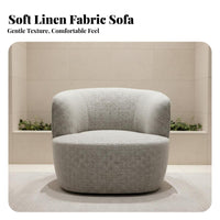 Upholstered Armchair Nordic Aesthetic Lounge Chair Minimalist Design Modern Design for Readers, Living Room, Perusing Corner