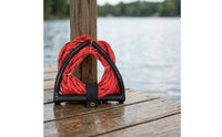 Braided Watersports Tow Rope with Handle Coiled Water Ski Rope with Grip Abrasion-Resistant Tangle-Tangle-Resistant for Wakeboarding
