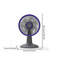 Rechargeable Desk Fan Compact Mini Air Circulator Easy to Clean for Office