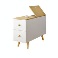 C-Shaped Sofa Table Space-Saving Nightstand Long-Lasting and Sturdy