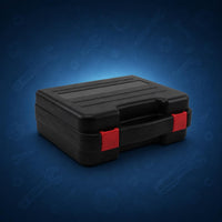 Hard-Shell Tool Case Ribbed Lid Clamshell Tool Case Matte Finish