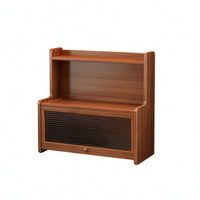 Countertop Cabinet with Flip-up Door Multi-Purpose for Bathroom Counter