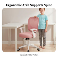 Adjustable Student Chair Support Adjustable Kids Desk Chair High-Elastic Cushion for Students, Teenagers, Study Room, Home, Bedroom
