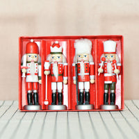 Nutcracker Creative Wooden Puppet 13cm Christmas Decoration Ornament