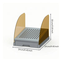 Cat Litter Step with Drawer Compact Pet Accessory Sturdy for Cats