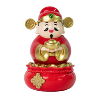 2026 Solar-Powered Swinging God of Wealth Desk Ornament