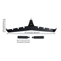Wide Grip Pulldown Bar Heavy Duty Fitness Equipment Long-Lasting