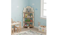 Bookcase  Sturdy Kids Bookcase  Easy to Clean House-Shaped Storage Shelf for Playroom, Classroom