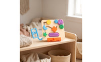 Busy Board Travel Busy Board with Gears Portable Educational Toy for Little Ones, Little Ones