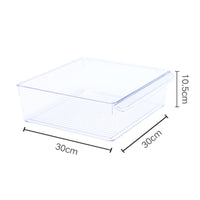 Transparent Desktop Organizer Box Space-Saving Home Organization Long-Lasting