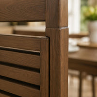 Wooden Folding Chair Space Saving Folding Chair with Backrest Easy to Store Home Furniture