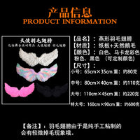 六一儿童成人天使羽毛翅膀cos道具 跨境万圣节派对用品厂家批发