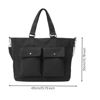 Rectangular Travel Bag Matte Material Utility Travel Bag Detachable Shoulder Strap Handbag for Daily Storage