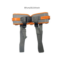 Reinforced Gait Belt with Handles and Leg Straps Secure Transfer Belt with Leg Straps Multi-Handle Heavy Duty for Caregivers, Elderly, Patients, Home Care, Physical Rehabilitation