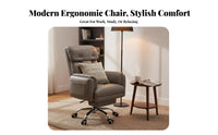 Reclining Gaming Chair with Footrest Full Recline Function Reclining Chair with Footrest and Headrest Pillows