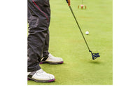 Stainless Steel Putter Practice Aid Zinc Alloy Putting Practice Tool No Assembly Required Putting Stroke Practice Aid Portable for Beginners