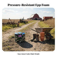 Strappable Farming Stool Sturdy Wearable Work Stool Washable Cover for Seniors