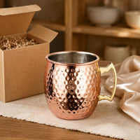 Moscow Mule Cup Rose Gold Moscow Mule Mug Side Handle
